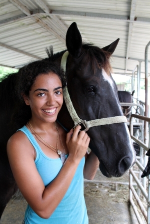 TWO RESCUE HORSES AT F.R.I.E.N.D.S.  RANCH